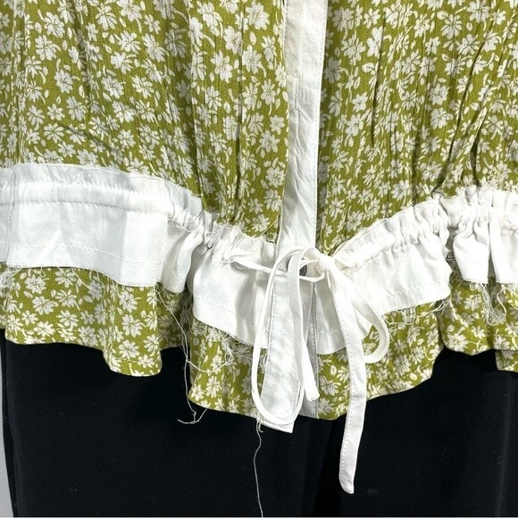 NWT Heyson Mossy Stone Sage Button Up Blouse - Picture 5 of 9